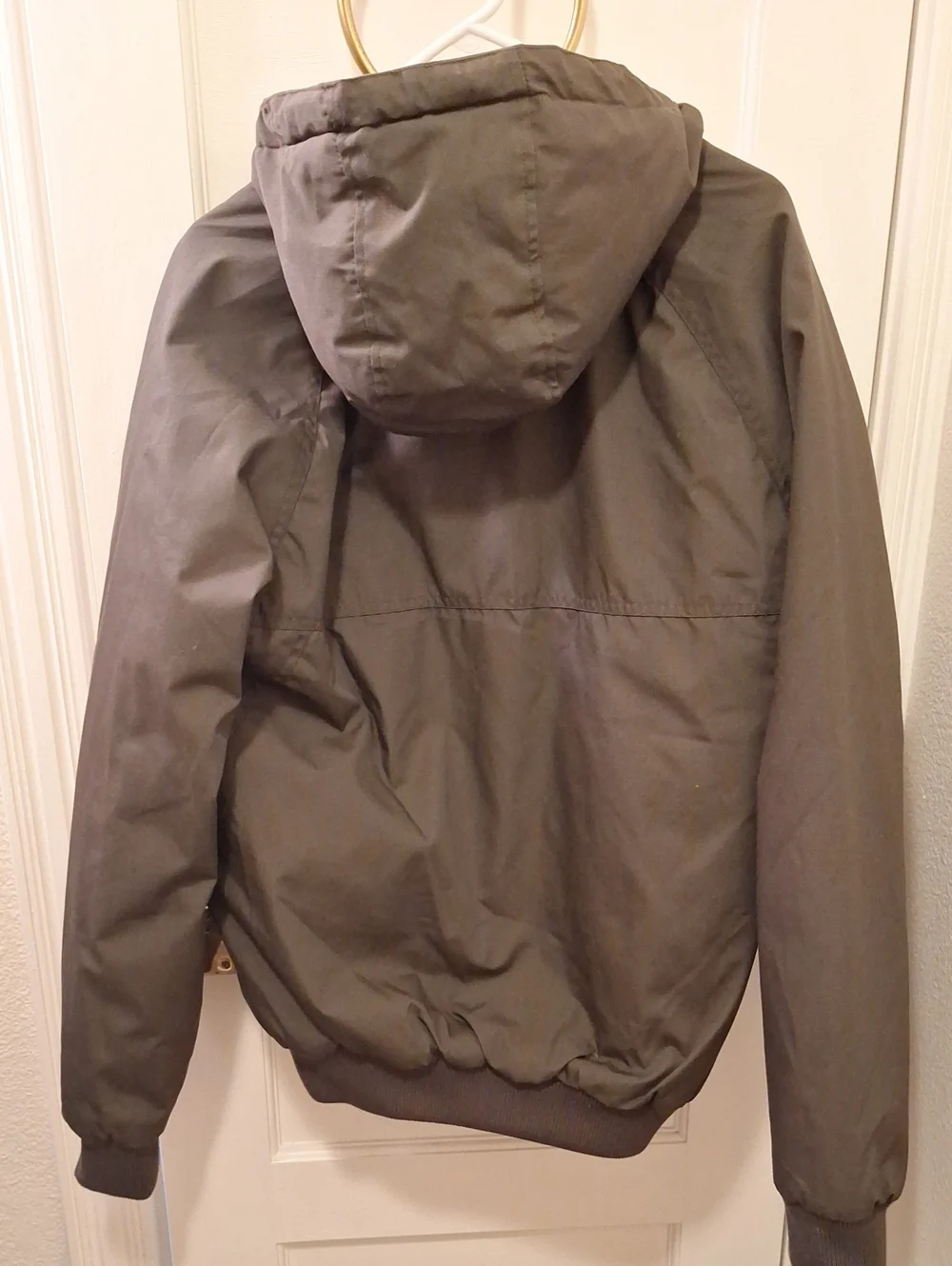 Volcom Men's Hernan Jacket in Olive with Mustard Interior